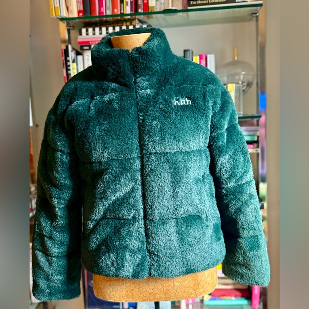 Kith Kids Teal Puffer Jacket